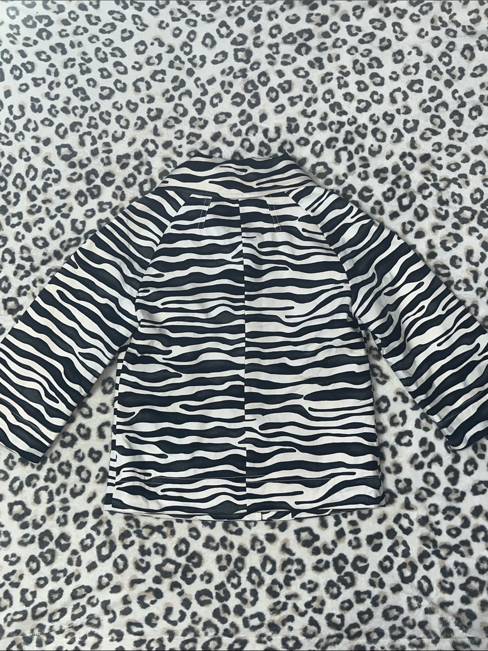 Rafaella Black & White Zebra Print Jacket - Picture 6 of 13